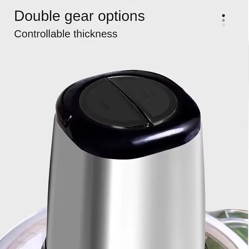 Hachoir électrique en acier inoxydable, robot culinaire, hachoir à viande, mélangeur, machine de centre commercial, appareils de cuisine, prise UE, 2L, nouveau - Image 3